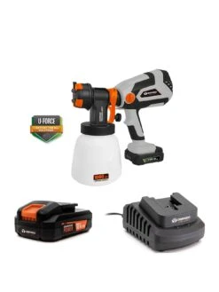 Daewoo U-FORCE Series Battery Operated 18V Paint Sprayer (2mAh Battery & Charger Included)