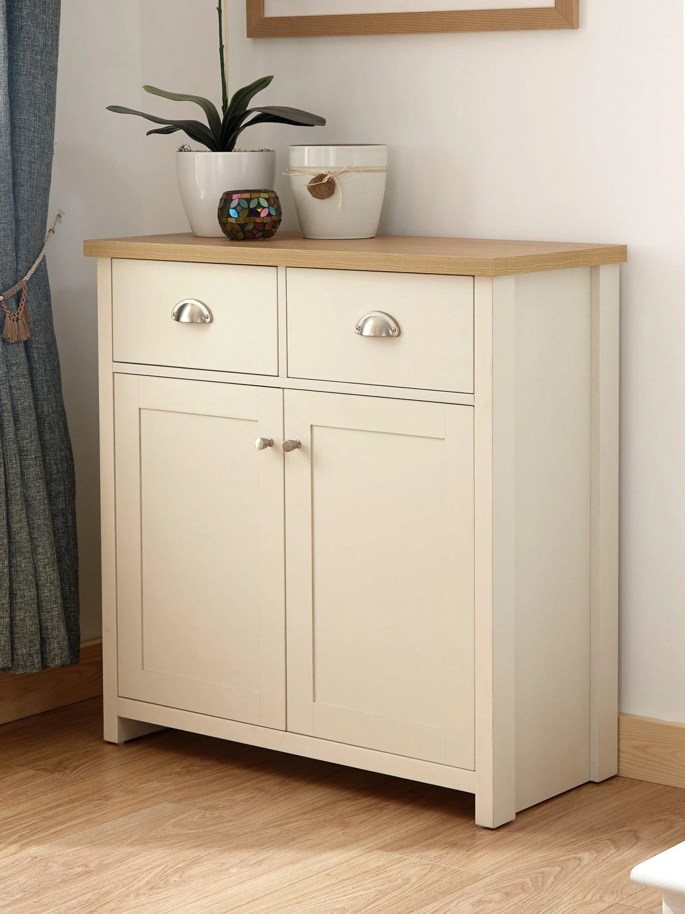 GFW Lancaster 2 Door, 2 Drawer Sideboard - Cream 3 GFW Lancaster 2 Door, 2 Drawer Sideboard - Cream