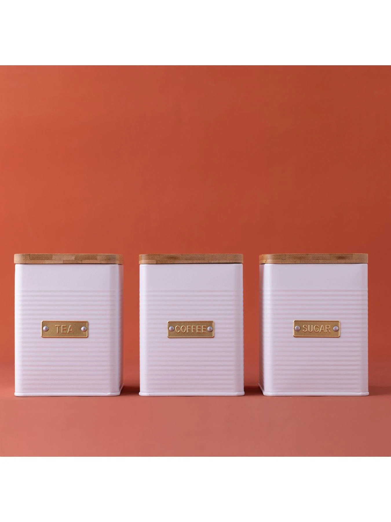 Typhoon Otto Square Tea, Coffee And Sugar Storage Canisters 5 Typhoon Otto Square Tea, Coffee And Sugar Storage Canisters - Image 3