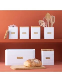 Typhoon Otto Square Tea, Coffee And Sugar Storage Canisters 10 Typhoon Otto Square Tea, Coffee And Sugar Storage Canisters -Oleu Furniture Shop VHAYF SQ4 0000000099 N A SLd2