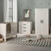 Silver Cross Alnmouth Oak 3 Piece Cot, Dresser And Wardrobe Furniture Set -Oleu Furniture Shop VHGF1 SQ1 0000000006 OAK RSr