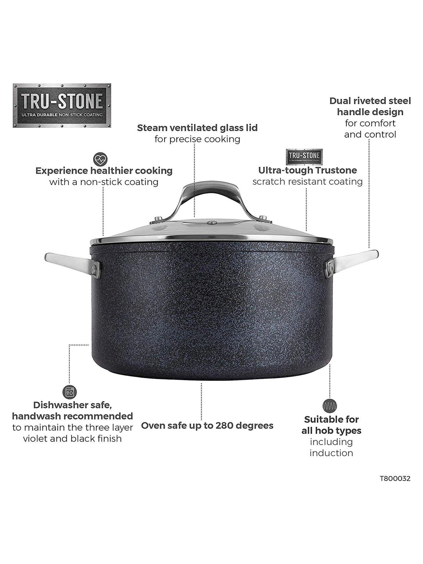 Tower TruStone 24cm Casserole Pan 9 Tower TruStone 24cm Casserole Pan - Image 7