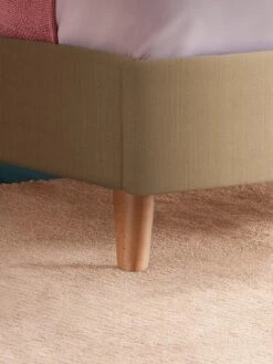 Silentnight Octavia Fabric Bed Frame -Oleu Furniture Shop VHUFY SQ5 0000000406 SANDSTONE SLd2