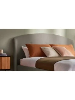 Silentnight Evana Fabric Bed Frame -Oleu Furniture Shop VHUG9 SQ4 0000000035 SILVER SLd1