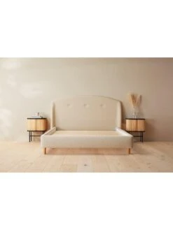 Silentnight Evana Boucle Bed Frame -Oleu Furniture Shop VHUGD SQ3 0000000067 CREAM SLd
