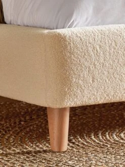 Silentnight Evana Boucle Bed Frame -Oleu Furniture Shop VHUGD SQ5 0000000067 CREAM SLd2