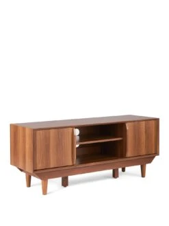 Very Home Marcel TV Unit - Fits Up To 50 Inch TV - Walnut -Oleu Furniture Shop VHXN7 SQ3 0000000007 WALNUT SLa