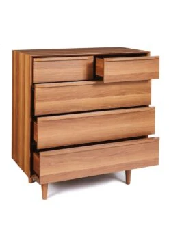 Marcel 2 + 3 Drawer Chest -Oleu Furniture Shop VHXRT SQ4 0000000007 WALNUT SLd