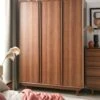Marcel 3 Door Wardrobe 2 Marcel 3 Door Wardrobe -Oleu Furniture Shop VHXXE SQ1 0000000007 WALNUT RSr