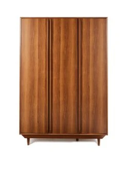 Marcel 3 Door Wardrobe -Oleu Furniture Shop VHXXE SQ2 0000000007 WALNUT SLf