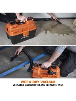 EVOLUTION R11VAC-Li 18V Li-Ion EXT Cordless Wet & Dry Vacuum Cleaner - Tool Only -Oleu Furniture Shop VIH21 SQ3 0000000088 NO COLOR SLd1
