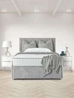 Airsprung Jumbo Cord Headboard -Oleu Furniture Shop VIQOZ SQ6 0000000005 GREY SLd2