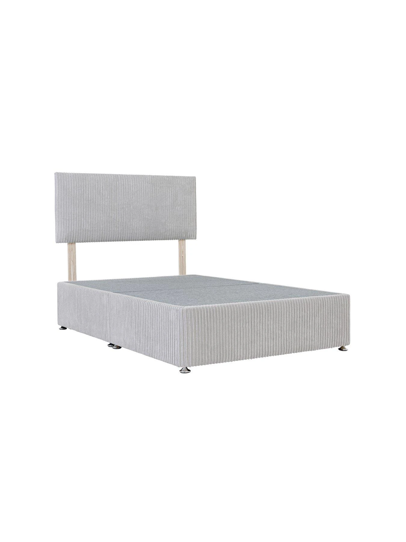 Airsprung Jumbo Cord Divan Single 2 Draw Base Only (headboard Not Included) 4 Airsprung Jumbo Cord Divan Single 2 Draw Base Only (headboard Not Included) - Image 2