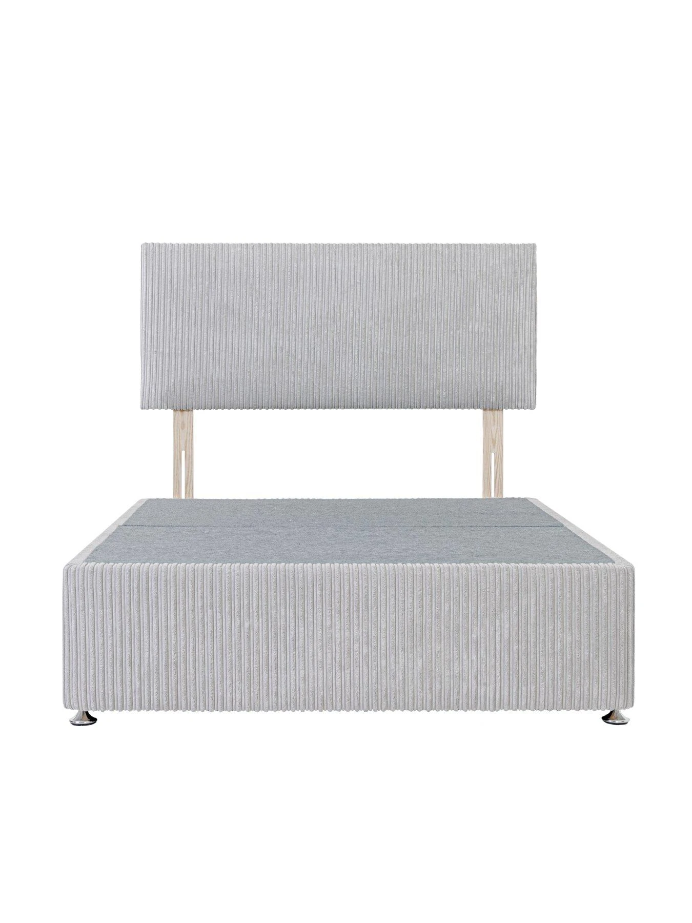 Airsprung Jumbo Cord Divan Single 2 Draw Base Only (headboard Not Included) 5 Airsprung Jumbo Cord Divan Single 2 Draw Base Only (headboard Not Included) - Image 3