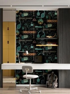 ARTHOUSE Gamer Multicoloured Wallpaper -Oleu Furniture Shop VJ0NM SQ4 0000000099 N A SLd2