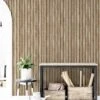 ARTHOUSE Wood Slats Natural Wallpaper -Oleu Furniture Shop VJ0NN SQ1 0000000099 N A SLf
