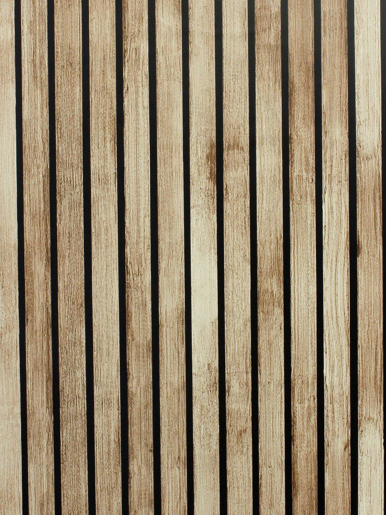 ARTHOUSE Wood Slats Natural Wallpaper 4 ARTHOUSE Wood Slats Natural Wallpaper - Image 2