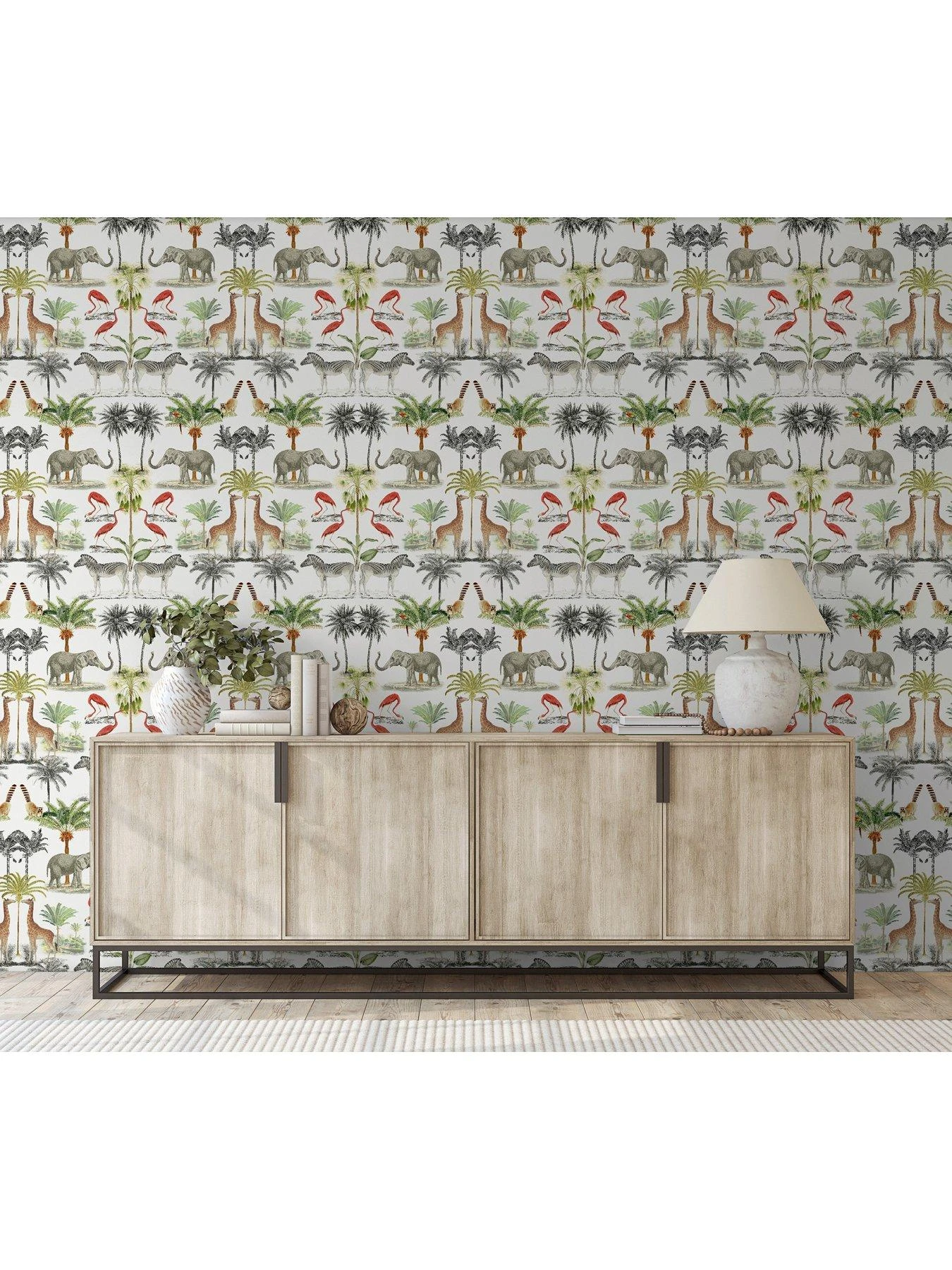 ARTHOUSE Mirrored Animals Multi Wallpaper 7 ARTHOUSE Mirrored Animals Multi Wallpaper - Image 5