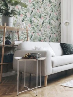 ARTHOUSE Tropical Floral Pink & Green Wallpaper -Oleu Furniture Shop VJ0NR SQ5 0000000099 N A SLd3