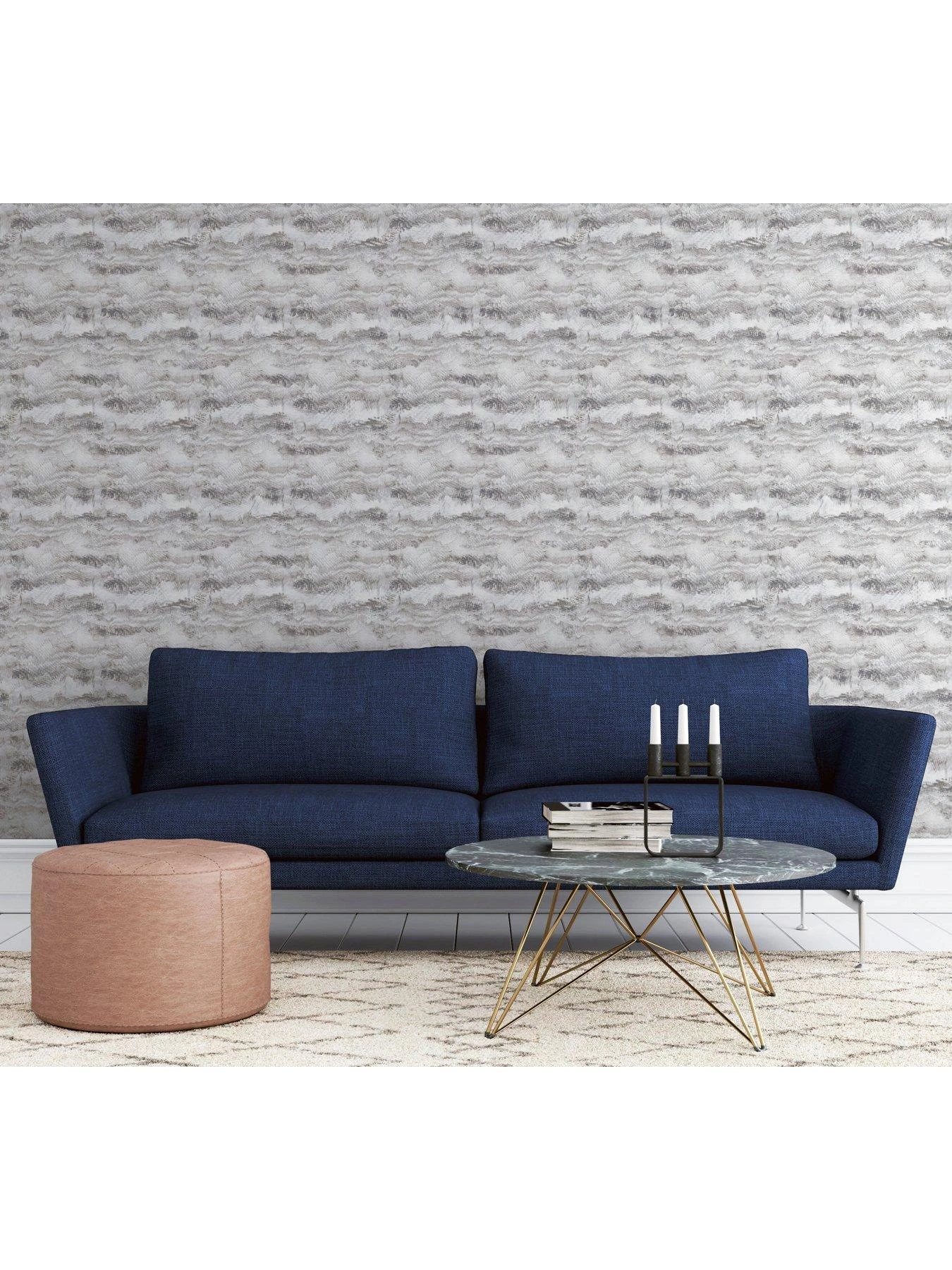 ARTHOUSE Painted Canvas Grey Wallpaper 3 ARTHOUSE Painted Canvas Grey Wallpaper