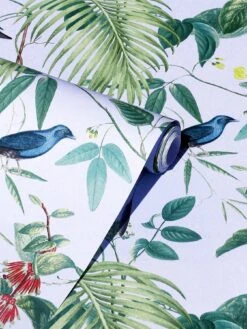 ARTHOUSE Exotic Garden Blue Wallpaper -Oleu Furniture Shop VJ0O4 SQ3 0000000099 N A SLd1