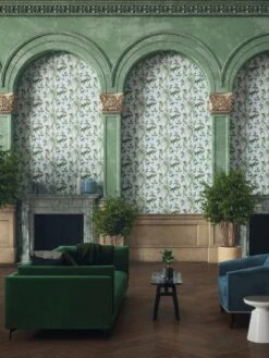 ARTHOUSE Exotic Garden Blue Wallpaper -Oleu Furniture Shop VJ0O4 SQ5 0000000099 N A SLd3