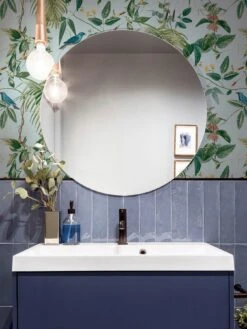 ARTHOUSE Exotic Garden Blue Wallpaper -Oleu Furniture Shop VJ0O4 SQ6 0000000099 N A SLd4