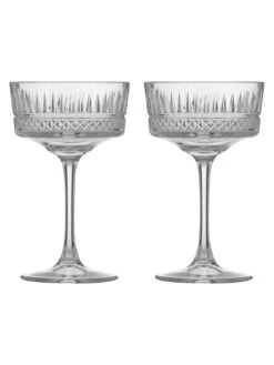 Ravenhead Winchester Set Of 2 Cocktail Saucers 26cl -Oleu Furniture Shop VJ5BY SQ3 0000000647 CLEAR SLd1