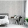 Fine Décor Urban Walls Lumber Wood Wallpaper In White