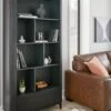 Very Home Carina Bookcase - Black 1 Very Home Carina Bookcase - Black -Oleu Furniture Shop VJETC SQ1 0000000004 BLACK RSr