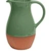 Dexam Sintra Glazed Terracotta Jug – Green 1 Dexam Sintra Glazed Terracotta Jug – Green -Oleu Furniture Shop VJETL SQ1 0000000088 NO COLOR SLf
