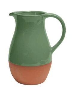 Dexam Sintra Glazed Terracotta Jug – Green