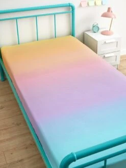 Very Home Pastel Ombre Fitted Sheet - Db - Multi