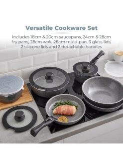 Tower Freedom Cerastone 13 Piece Cookware Set 10 Tower Freedom Cerastone 13 Piece Cookware Set -Oleu Furniture Shop VJK3N SQ3 0000000099 N A SLd1