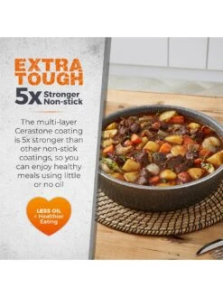 Tower Freedom Cerastone 13 Piece Cookware Set 11 Tower Freedom Cerastone 13 Piece Cookware Set -Oleu Furniture Shop VJK3N SQ4 0000000099 N A SLd2