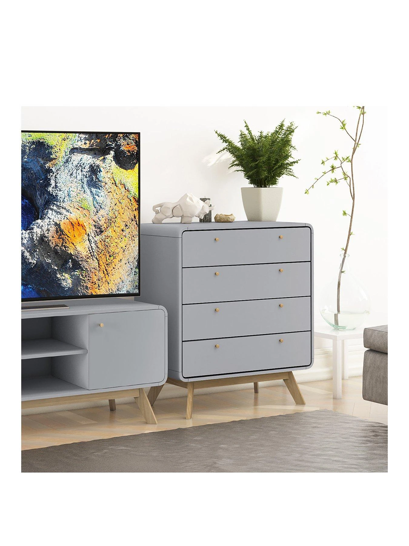 Dorel Home Cassie 4 Drawer Chest 4 Dorel Home Cassie 4 Drawer Chest - Image 2