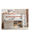 Julian Bowen Vespa Mid Sleeper Bed -Oleu Furniture Shop VJXN5 SQ1 0000000013 WHITE SLa