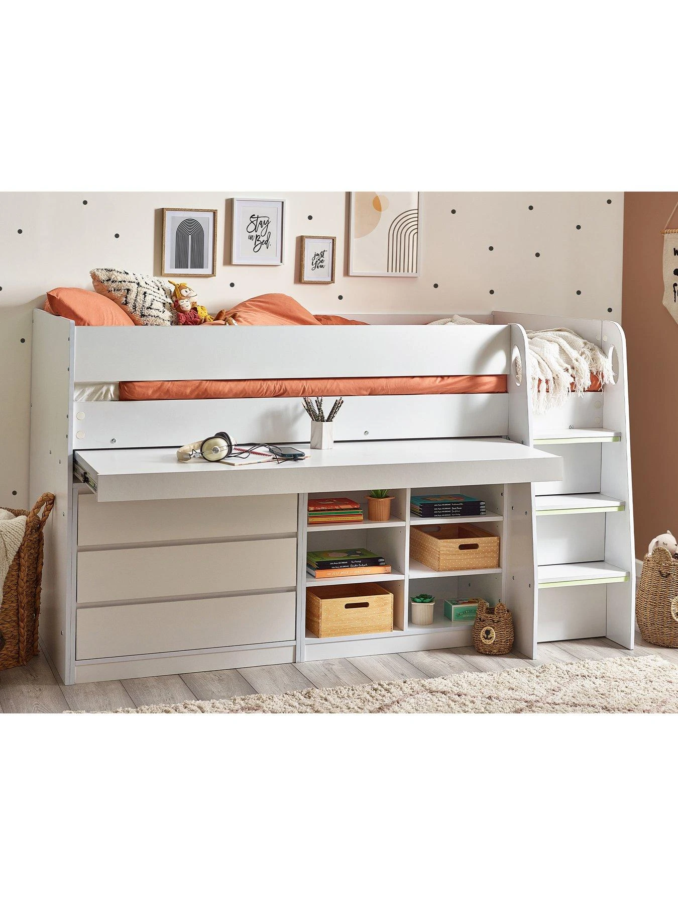 Julian Bowen Vespa Mid Sleeper Bed 4 Julian Bowen Vespa Mid Sleeper Bed - Image 2