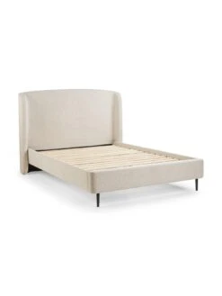 Julian Bowen Eden Boucle Bed 150cm -Oleu Furniture Shop VJXND SQ6 0000000168 IVORY SLd3