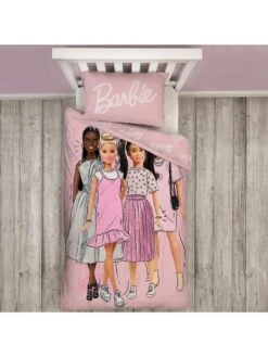 Barbie Figures Single Duvet Cover Set - Multi