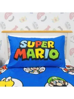Mario Nintendo Continue Single Rotary Duvet Cover Set - Multi -Oleu Furniture Shop VK2DI SQ7 0000000029 MULTI RSr1
