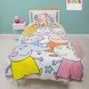 Peppa Pig Playful Single Duvet Set - Multi -Oleu Furniture Shop VK2DP SQ1 0000000029 MULTI RSr