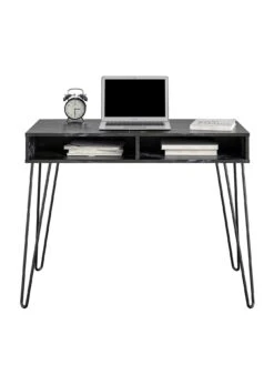 Novogratz Athena Desk - Black -Oleu Furniture Shop VKEE4 SQ3 0000000004 BLACK SLd
