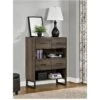 Candon Short Bookcase - Walnut 1 Candon Short Bookcase - Walnut -Oleu Furniture Shop VKEEP SQ1 0000000007 WALNUT SLf