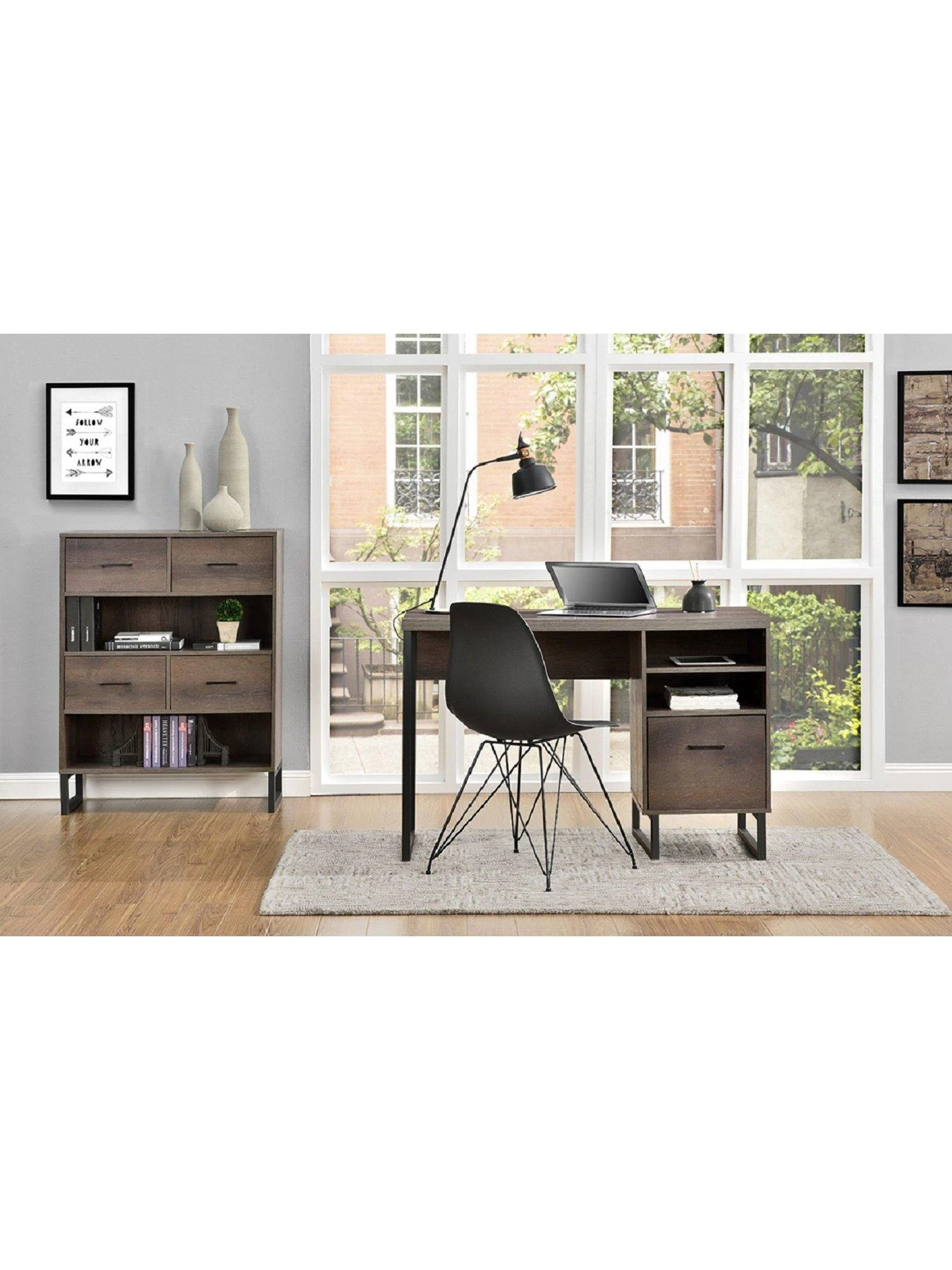 Candon Short Bookcase - Walnut 8 Candon Short Bookcase - Walnut - Image 6