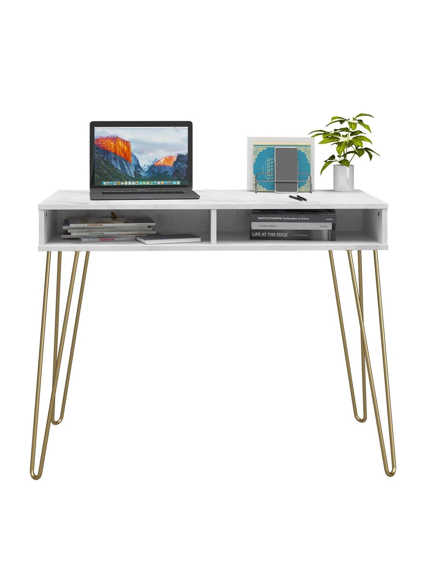 Novogratz Athena Desk - White 4 Novogratz Athena Desk - White - Image 2