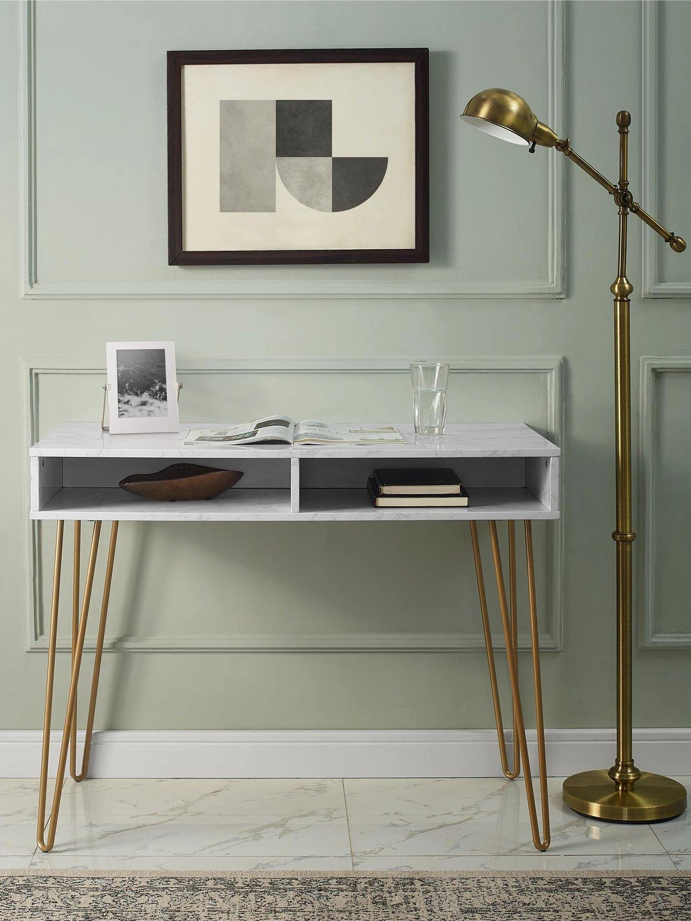 Novogratz Athena Desk - White 8 Novogratz Athena Desk - White - Image 6