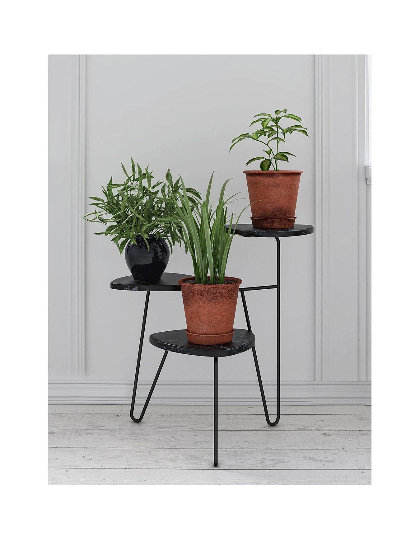 Novogratz Athena Plant Stand - Black 4 Novogratz Athena Plant Stand - Black - Image 2