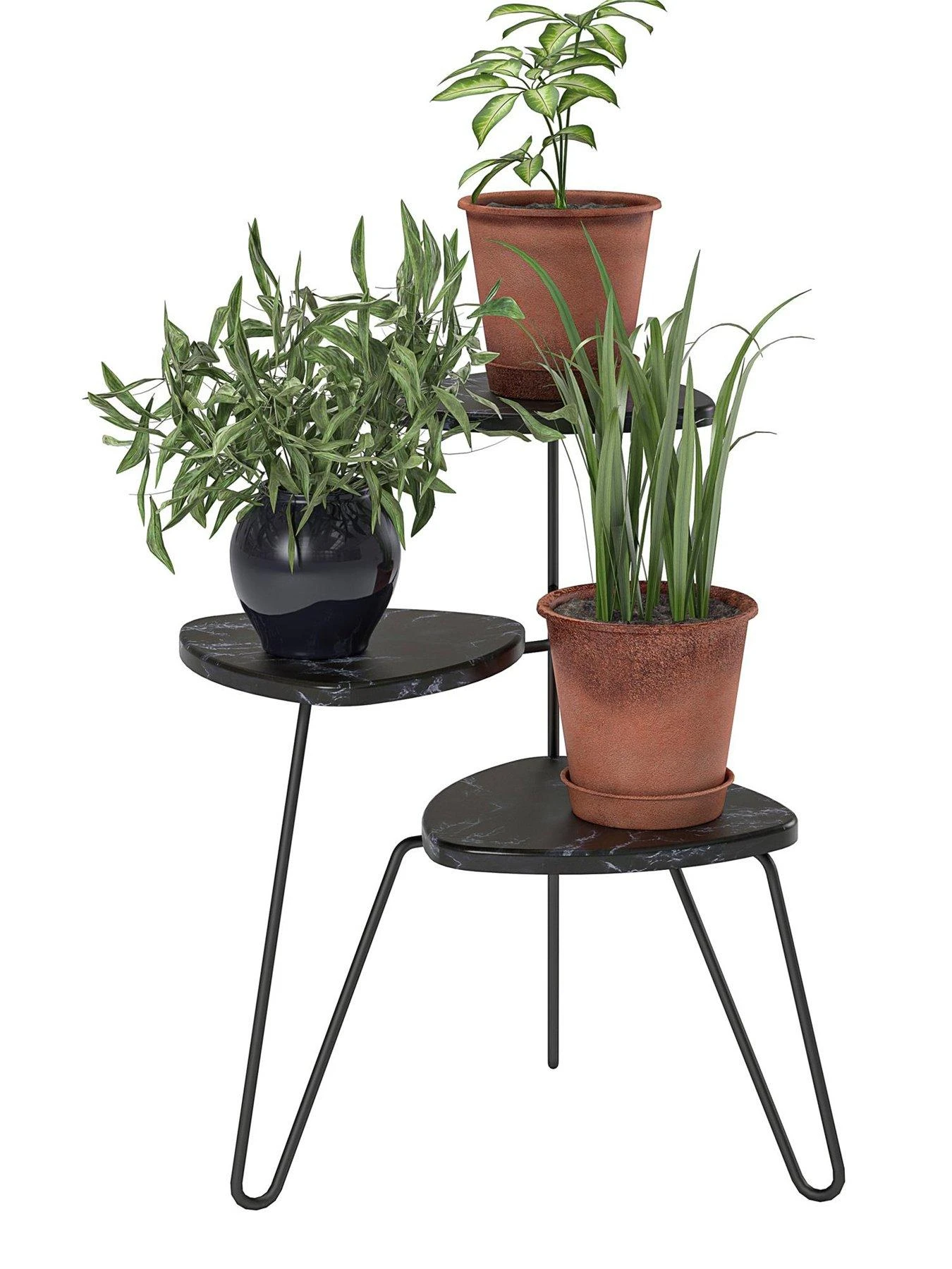 Novogratz Athena Plant Stand - Black 5 Novogratz Athena Plant Stand - Black - Image 3