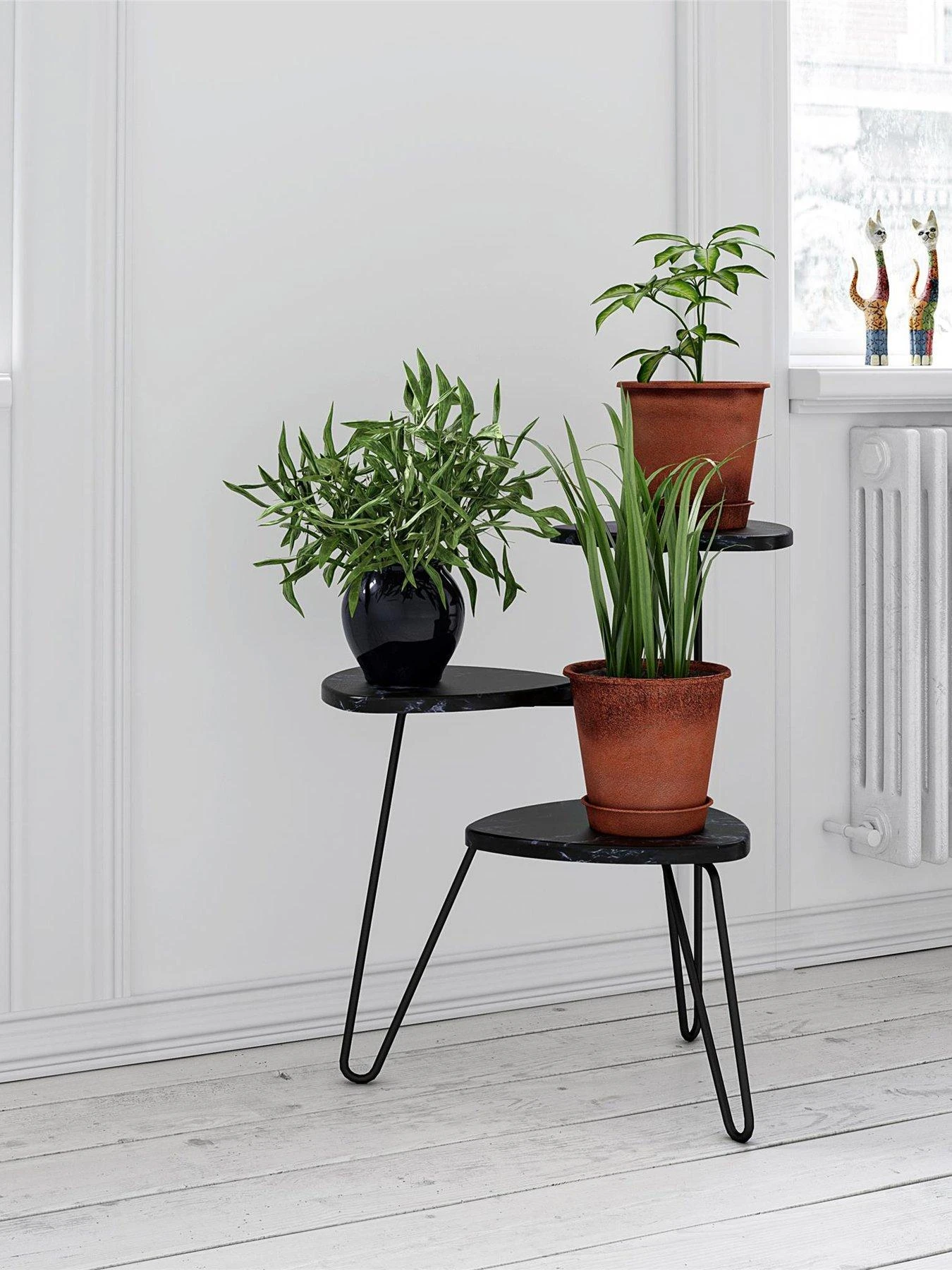 Novogratz Athena Plant Stand - Black 7 Novogratz Athena Plant Stand - Black - Image 5